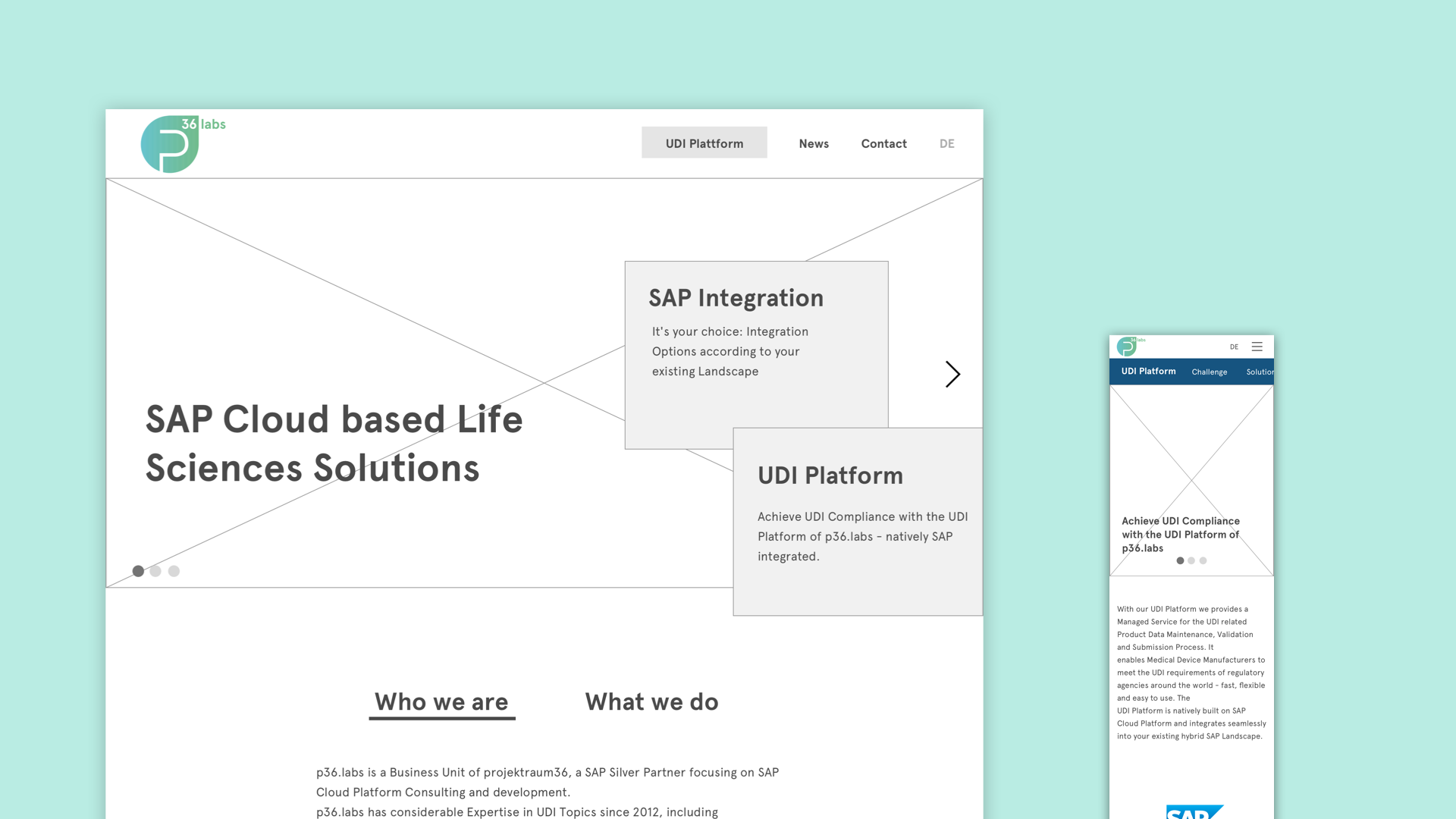 p36 Wireframes User Experience