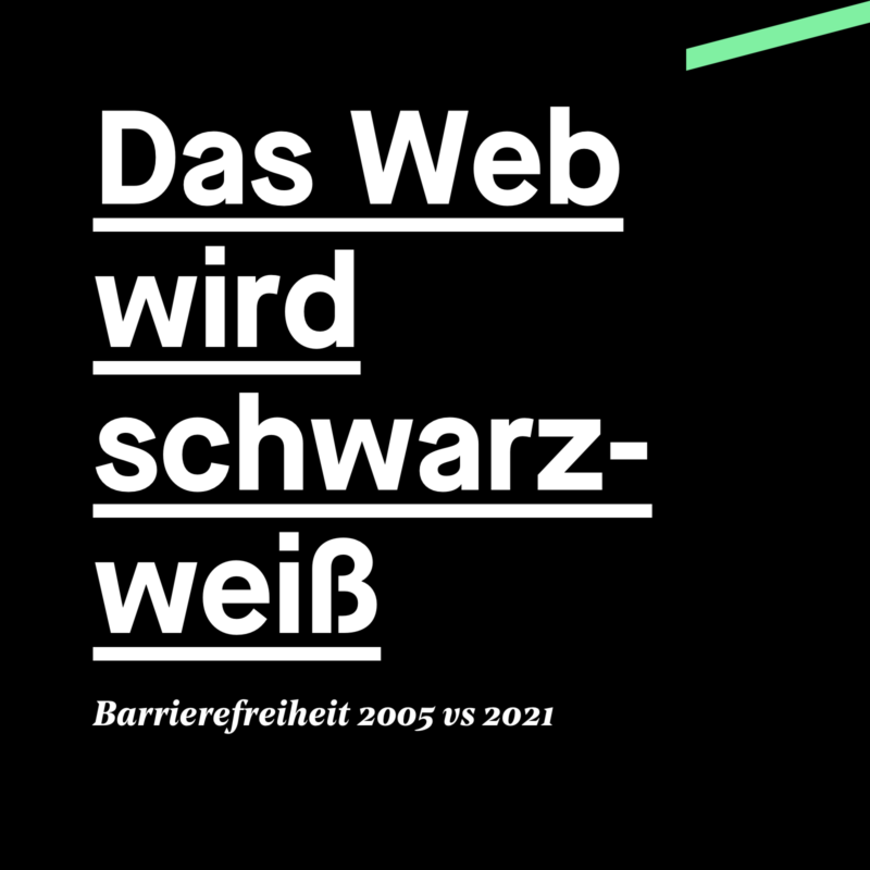 Barrierefreiheit im Internet