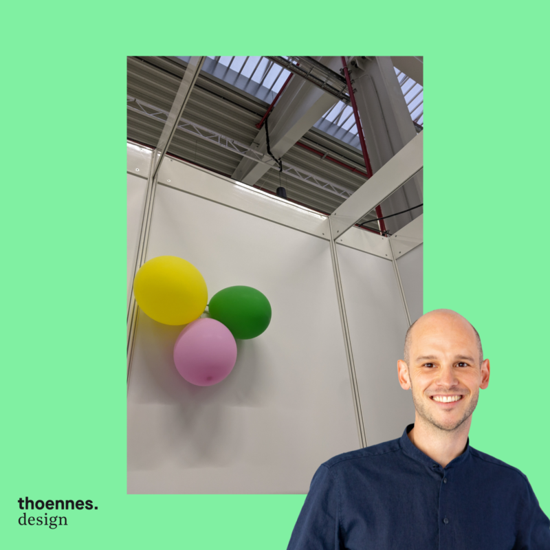 UX-Design mit Luftballons verbessert das Webdesign