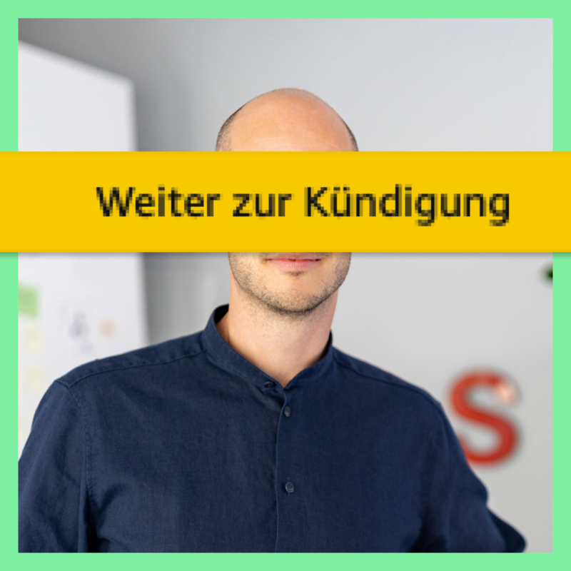 UX Designer, Weiter zur Kündigung