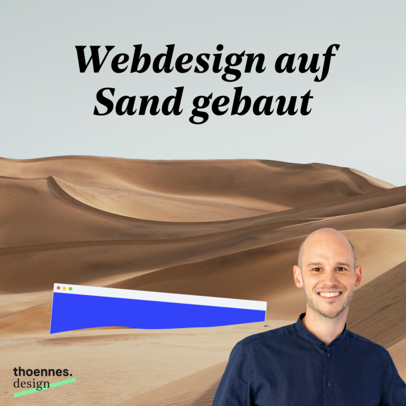 Webdesign ohne Konzept