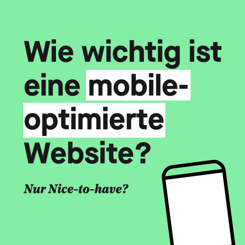 Wie wichtig isteine mobile-optimierte Website?